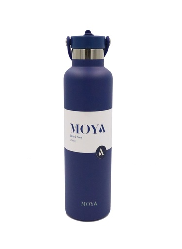 Moya "Black Sea"  700ml Insulated Sustainable Water Bottle Navy
