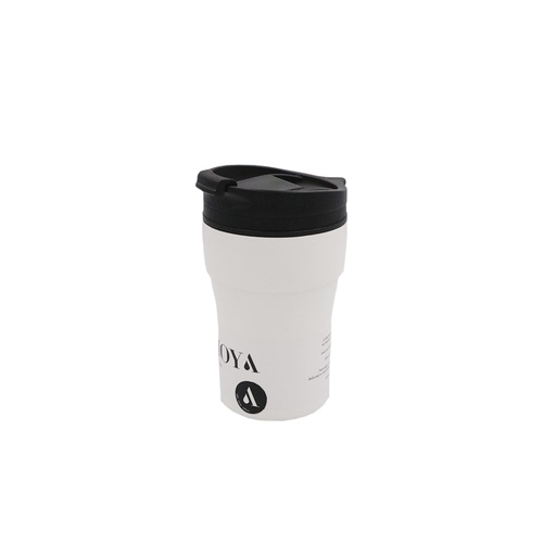 Moya "Low Tide" 250ml Travel Coffee Mug Black/White