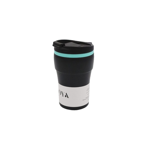 Moya "Low Tide" 250ml Travel Coffee Mug Blue/Black