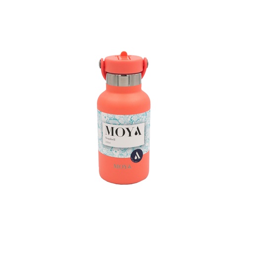 Moya "Seashell" 350ml Insulated Sustainable Water Bottle Coral