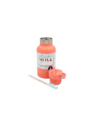 Moya "Seashell" 350ml Insulated Sustainable Water Bottle Coral