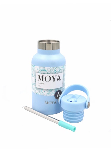 Moya "Seashell" 350ml Insulated Sustainable Water Bottle Powder Blue