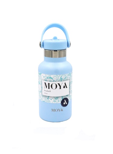 Moya "Seashell" 350ml Insulated Sustainable Water Bottle Powder Blue