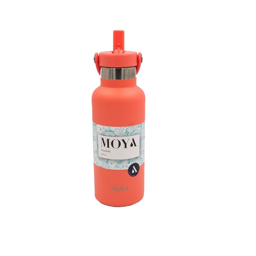 Moya "Starfish" 500ml Insulated Sustainable Water Bottle Coral