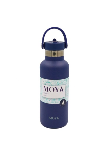 Moya "Starfish" 500ml Insulated Sustainable Water Bottle Navy