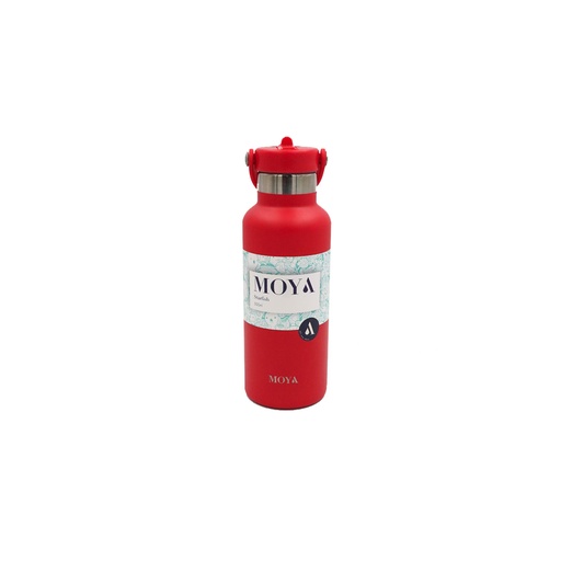 Moya "Starfish" 500ml Insulated Sustainable Water Bottle RED