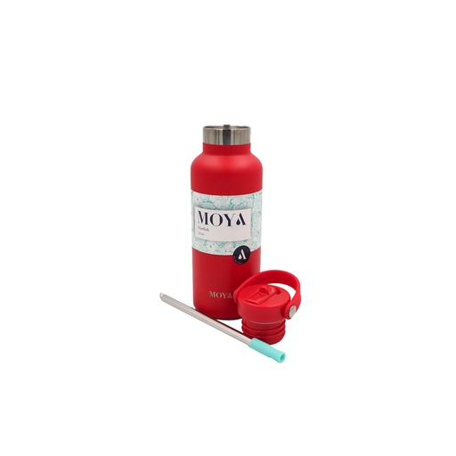 Moya "Starfish" 500ml Insulated Sustainable Water Bottle RED