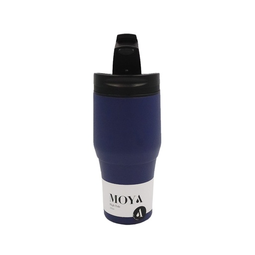 Moya "High Tide" 380ml Travel Coffee Mug Black/Navy