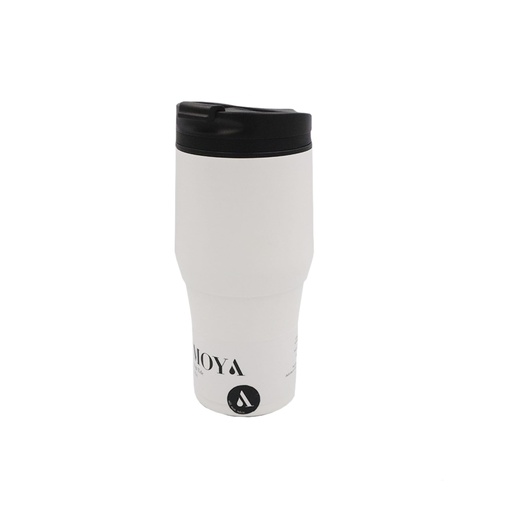 Moya "High Tide" 380ml Travel Coffee Mug Black/White