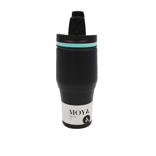 Moya "High Tide" 380ml Travel Coffee Mug Blue/Black