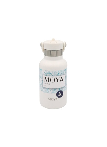 Moya"Seashell" 350ml Insulated Sustainable Water Bottle White
