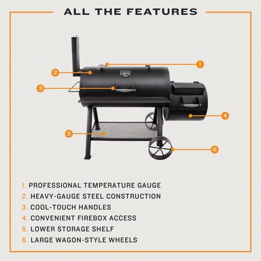 Oklahoma Joe's Longhorn Offset Smoker