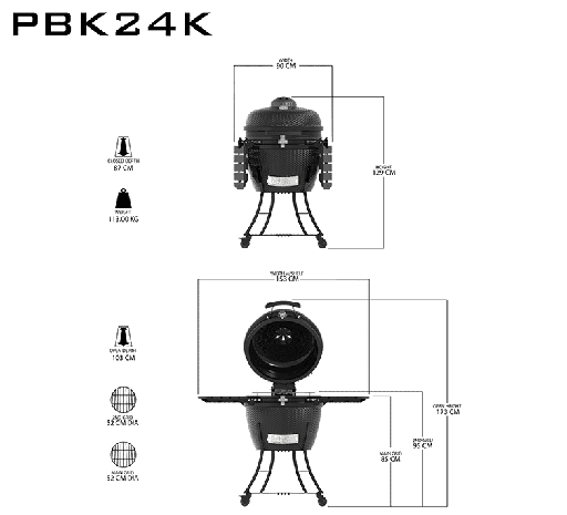 Pitboss - PBK24 - Black