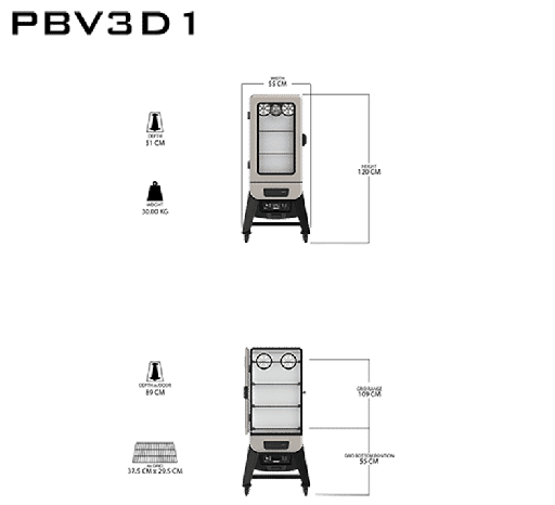 Pitboss - PBV3D1  Electric Smoker