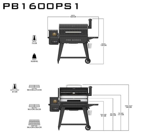 Pitboss - PRO 1600 Wifi