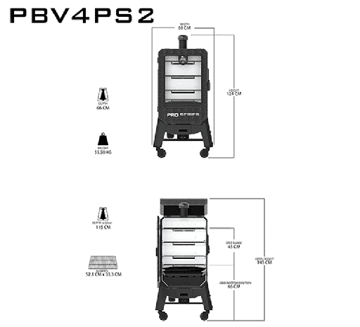 Pitboss - PRO V4P  Pellet Smoker Wifi