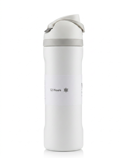 Moya "True Tide"  24oz Insulated Sustainable Water Bottle White