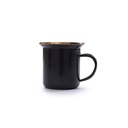 BareBones - Enamel Espresso Cup Charcoal - set of 2 -DISCONTINUED