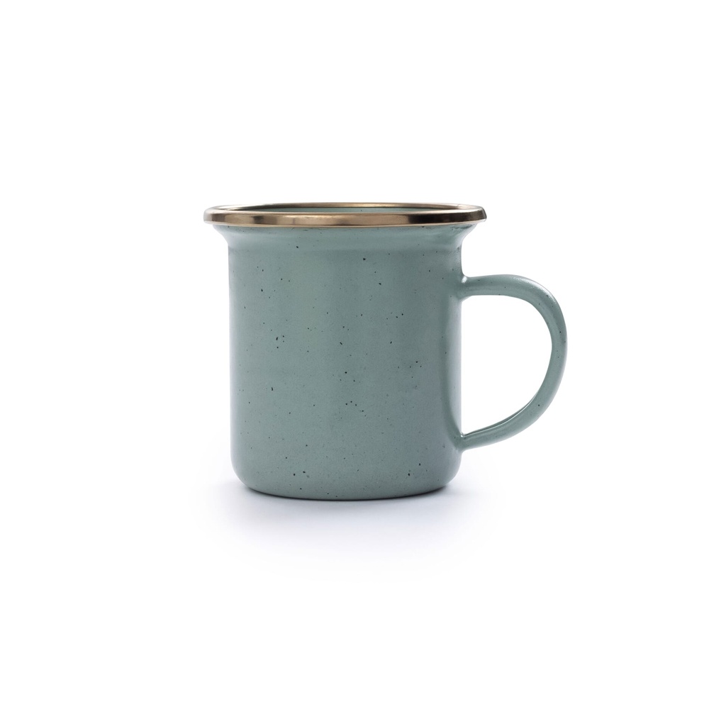 BareBones - Enamel Espresso Cup Green - set of 2 -DISCONTINUED