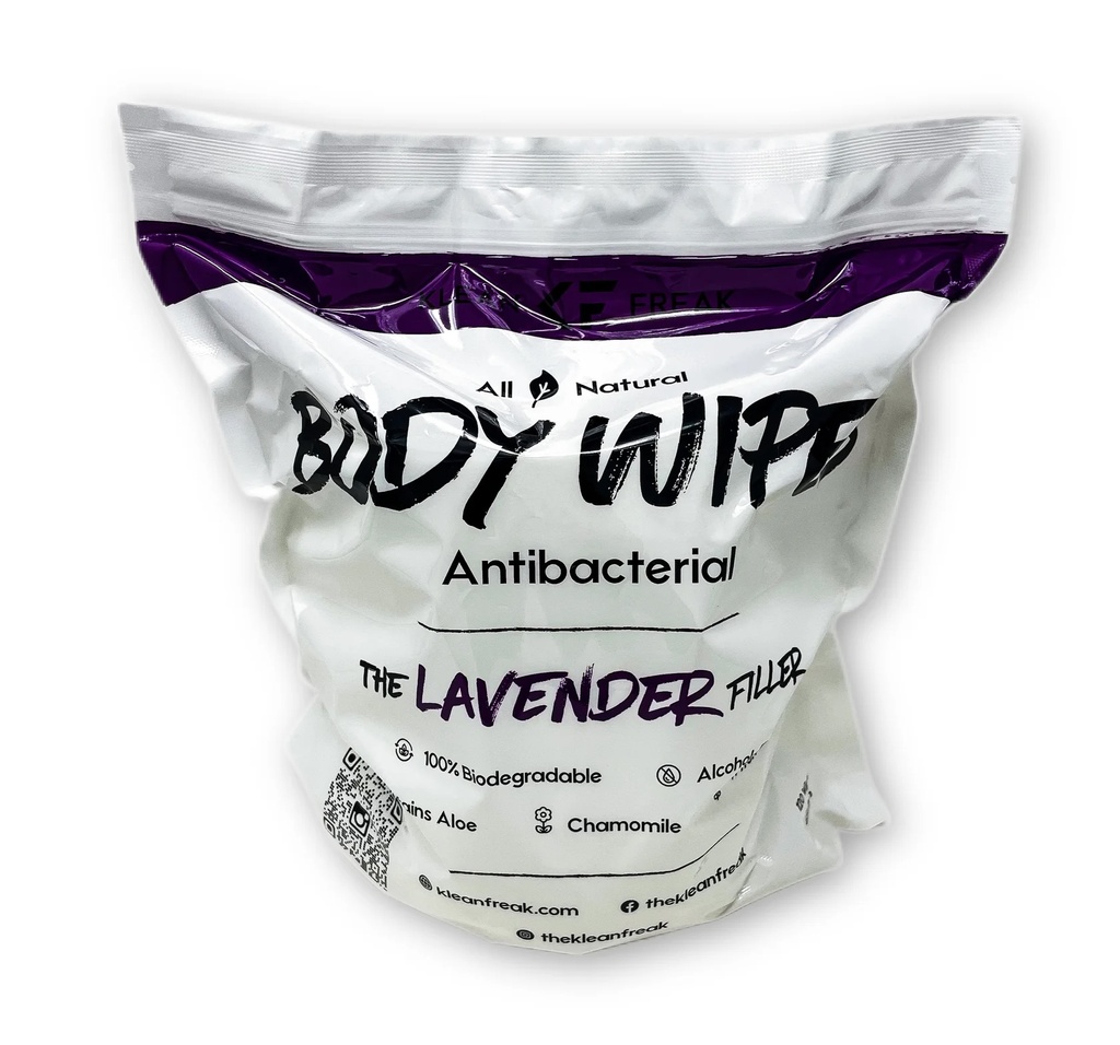 Klean Freak - Body Wipes - The Filler - Lavender 