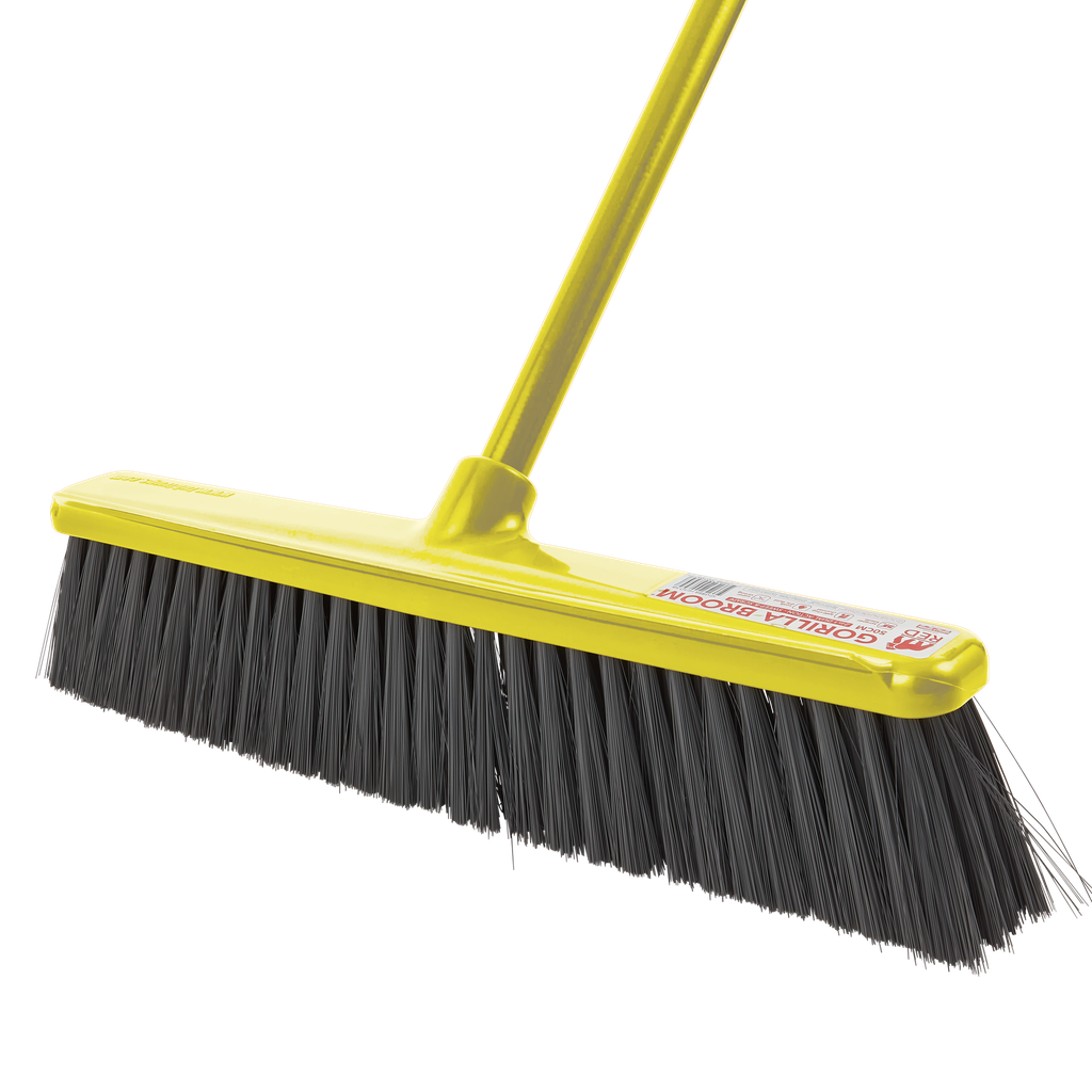 Red  Gorilla -  50cm Soft Bristle Head and Handle Yellow