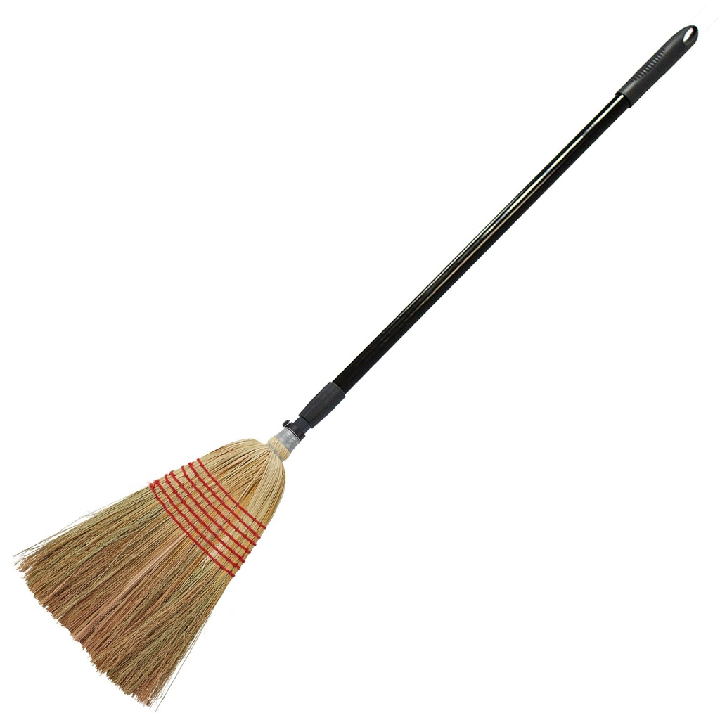 Red  Gorilla - Telescopic Corn Brooms - Telescopic Handle with Large Corn Broom Head