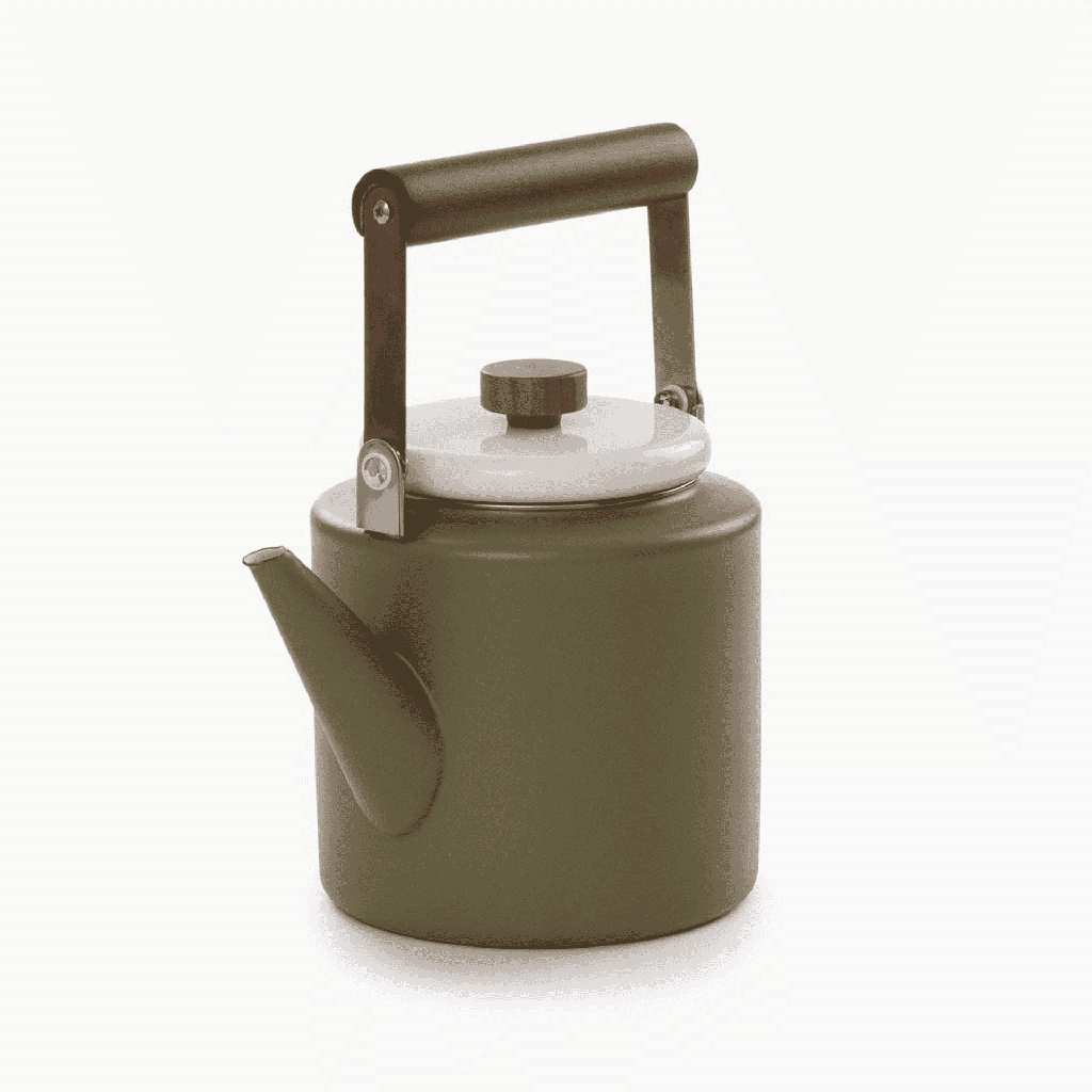 Barebones - Enamel 2-Tone Kettle - Olive Drab