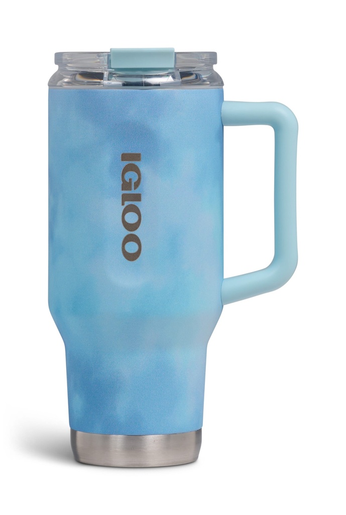 IGLOO - 32 Oz Flip ‘n’ Sip Travel Mug - powder Blue -DISC