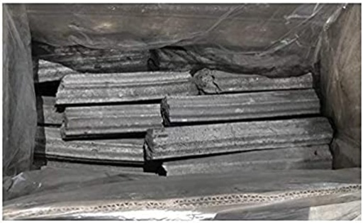 BRAVO SMOKELESS LONG LASTING SAWDUST BRIQUETTE 10KG Box