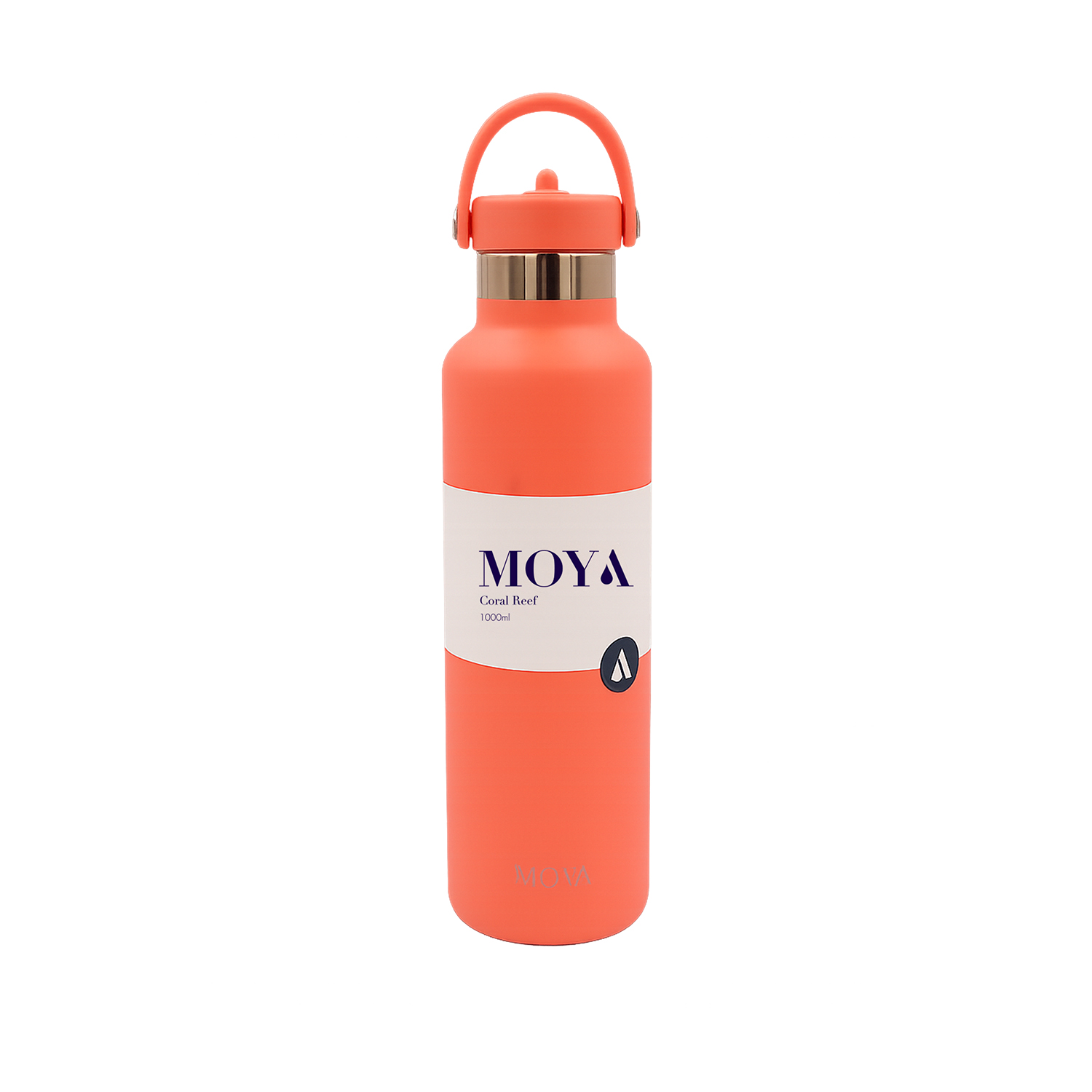 Moya "Coral Reef" 1L Insulated Sustainable Water Bottle Coral