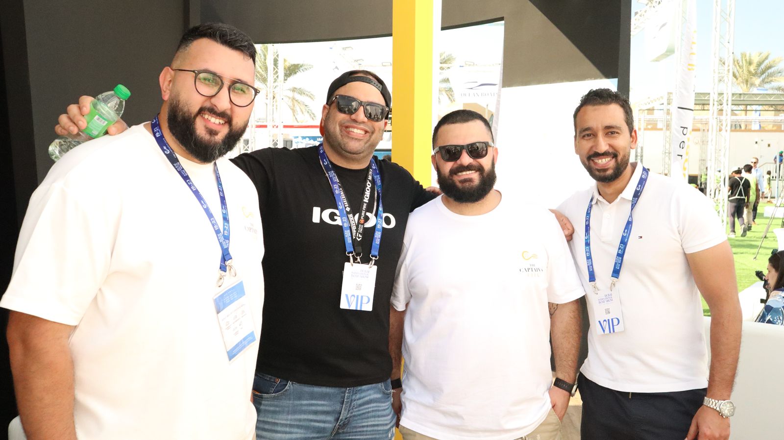 Elite Horizon team at the Dubai International Boat Show
