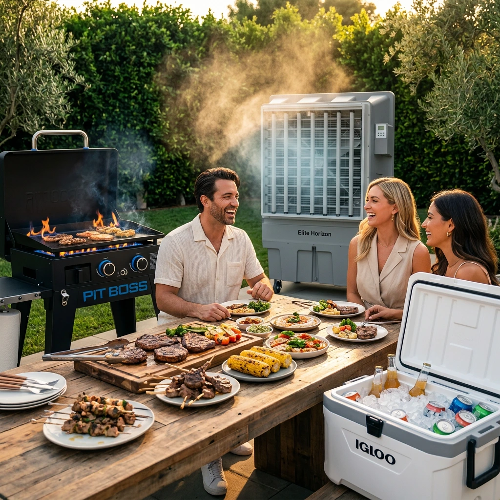 The Cool Factor: Why Every Backyard BBQ Needs Elite Horizon Air Coolers | Summer Outdoor Living Tips