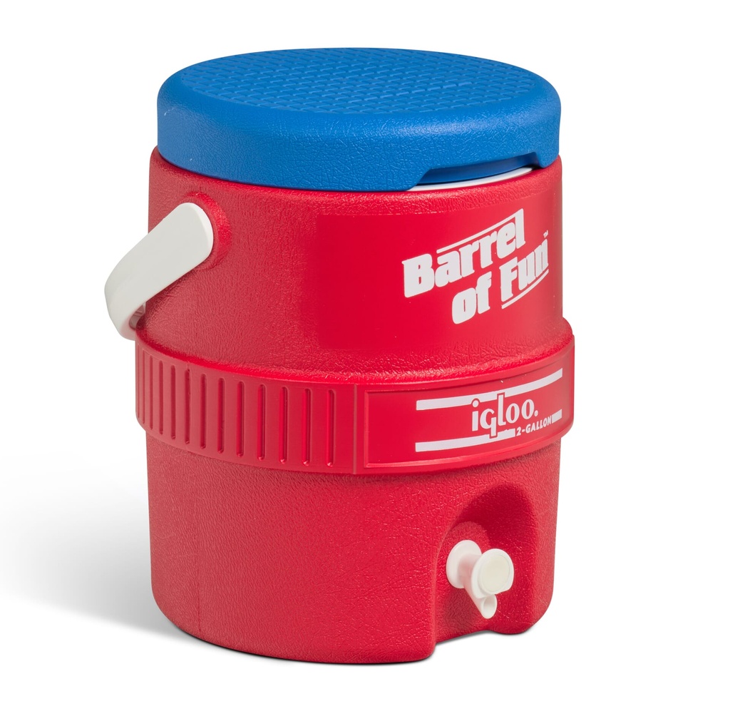 [00042339] IGLOO - Retro 2 Gallon Barrel of Fun  - Red  Image 