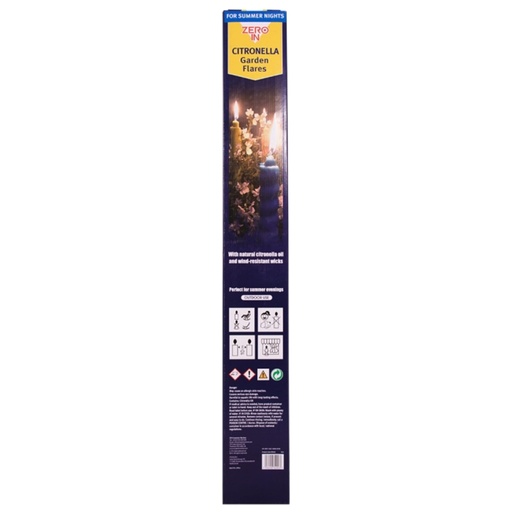 STV Citronella Garden Flares - Beach Party - 3-Pack