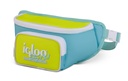 [000163080] IGLOO - Retro Fanny Pack Cooler Bag  - Lake BLue , Acid Green  Image 