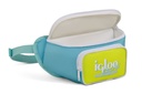 [000163080] IGLOO - Retro Fanny Pack Cooler Bag  - Lake BLue , Acid Green  Image 