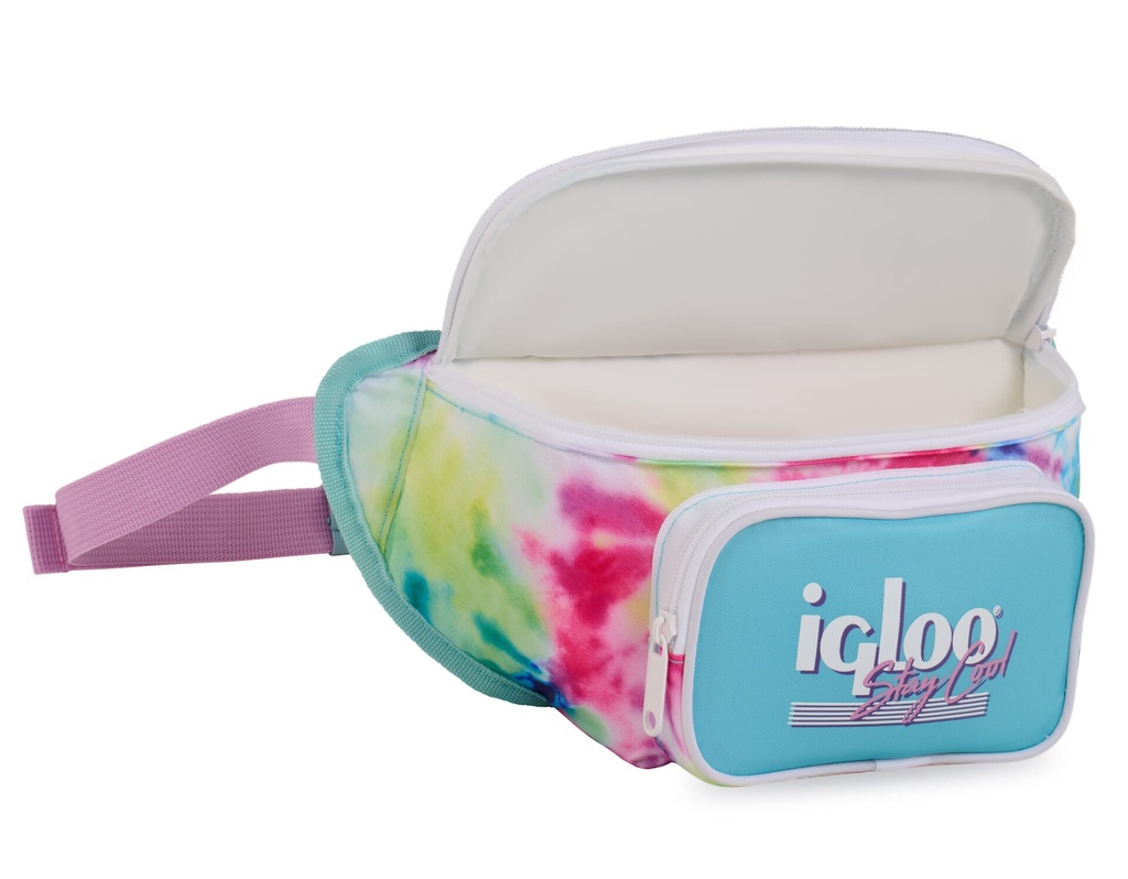 [000163081] IGLOO - Retro Fanny Pack Cooler Bag  - Tie Dye  Image 