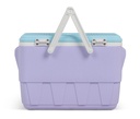 [00032979] IGLOO - Retro Picnic Basket 25 Qt Cooler - Lilac Image 