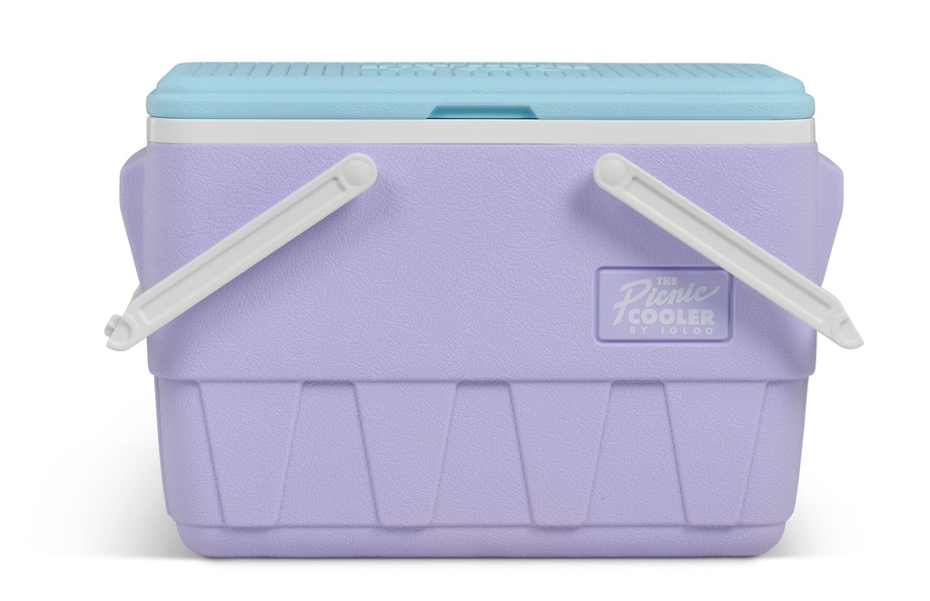 [00032979] IGLOO - Retro Picnic Basket 25 Qt Cooler - Lilac Image 