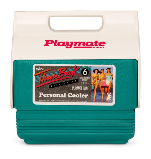 IGLOO - Retro Playmate Mini 4 Qt Cooler - Jade 