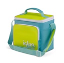 [000163084] IGLOO - Retro Square Lunch 9 - Lake BLue , Acid Green  Image 
