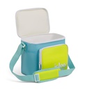 [000163084] IGLOO - Retro Square Lunch 9 - Lake BLue , Acid Green  Image 