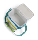 [000163084] IGLOO - Retro Square Lunch 9 - Lake BLue , Acid Green  Image 
