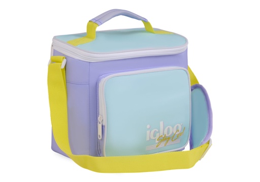 IGLOO - Retro Square Lunch Bag - Lilac DISC