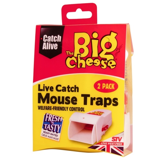 STV Live Catch Mouse Trap - Twinpack