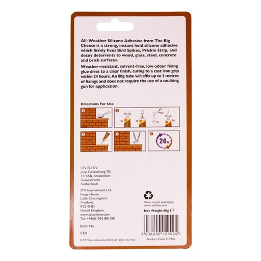 STV All-Weather Silicone Adhesive - 80g