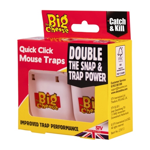 STV  Quick Click Mouse Trap - Twinpack