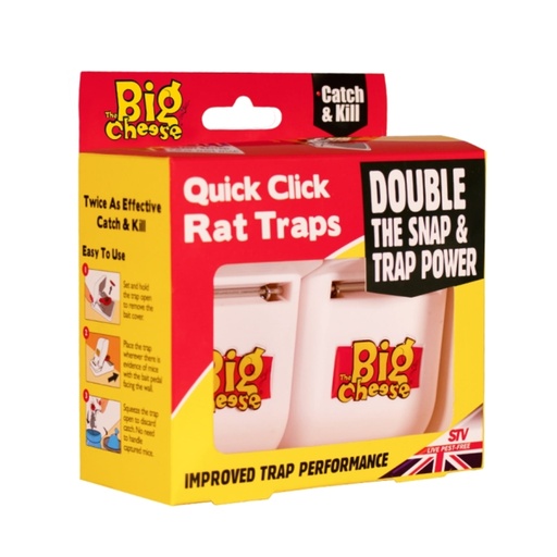 STV  Quick Click Rat Trap - Twinpack