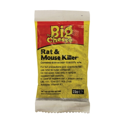 STV  Rat & Mouse Killer Grain Bait Sachet - 25g x 6