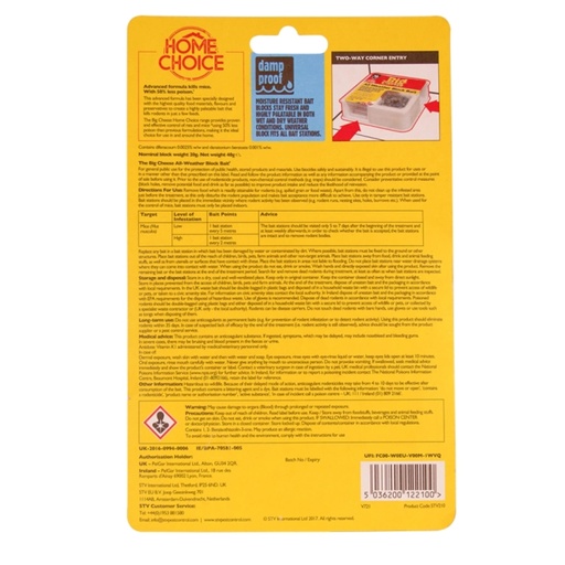 STV  Ready-Baited Mouse Killer Station - Twinpack